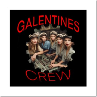 Galentine crew submarine girls Posters and Art